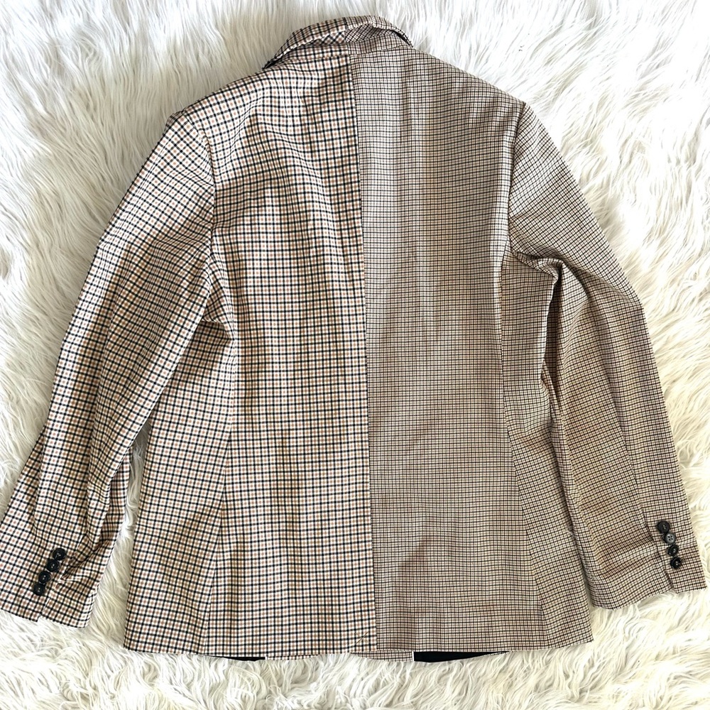 La Ligne Plaid Print Blazer NWT Size 14 & 10 - Picture 13 of 14